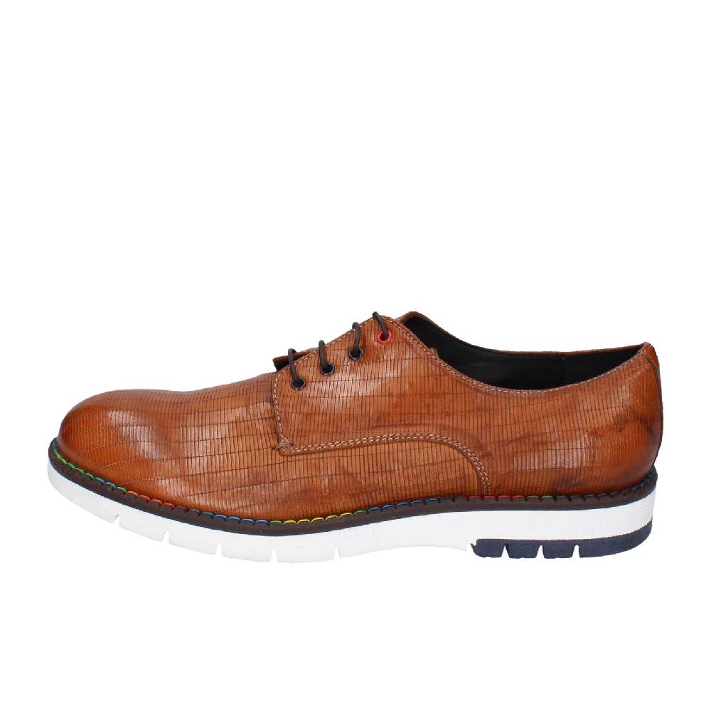 Scarpe Uomo EVEET Classiche Marrone Pelle EZ147