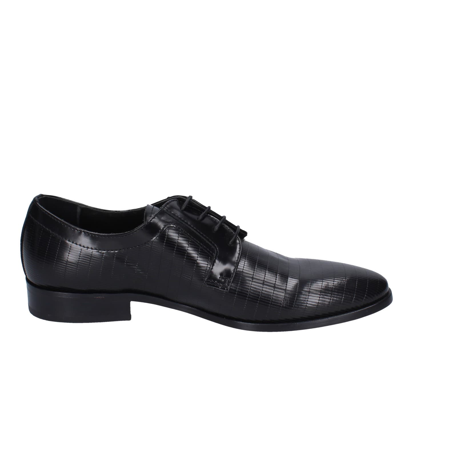 Scarpe Uomo EVEET Classiche Nero Pelle EZ116