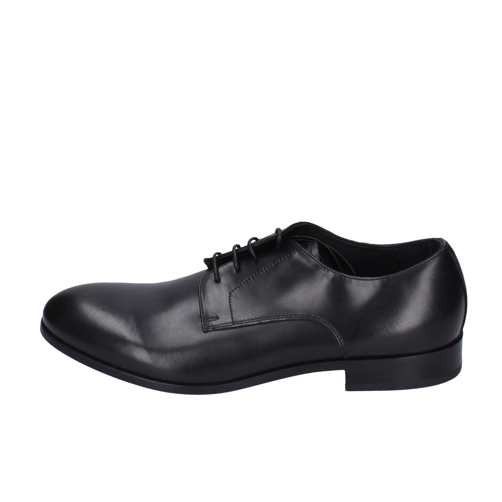 Scarpe Uomo EVEET Classiche Nero Pelle EZ180