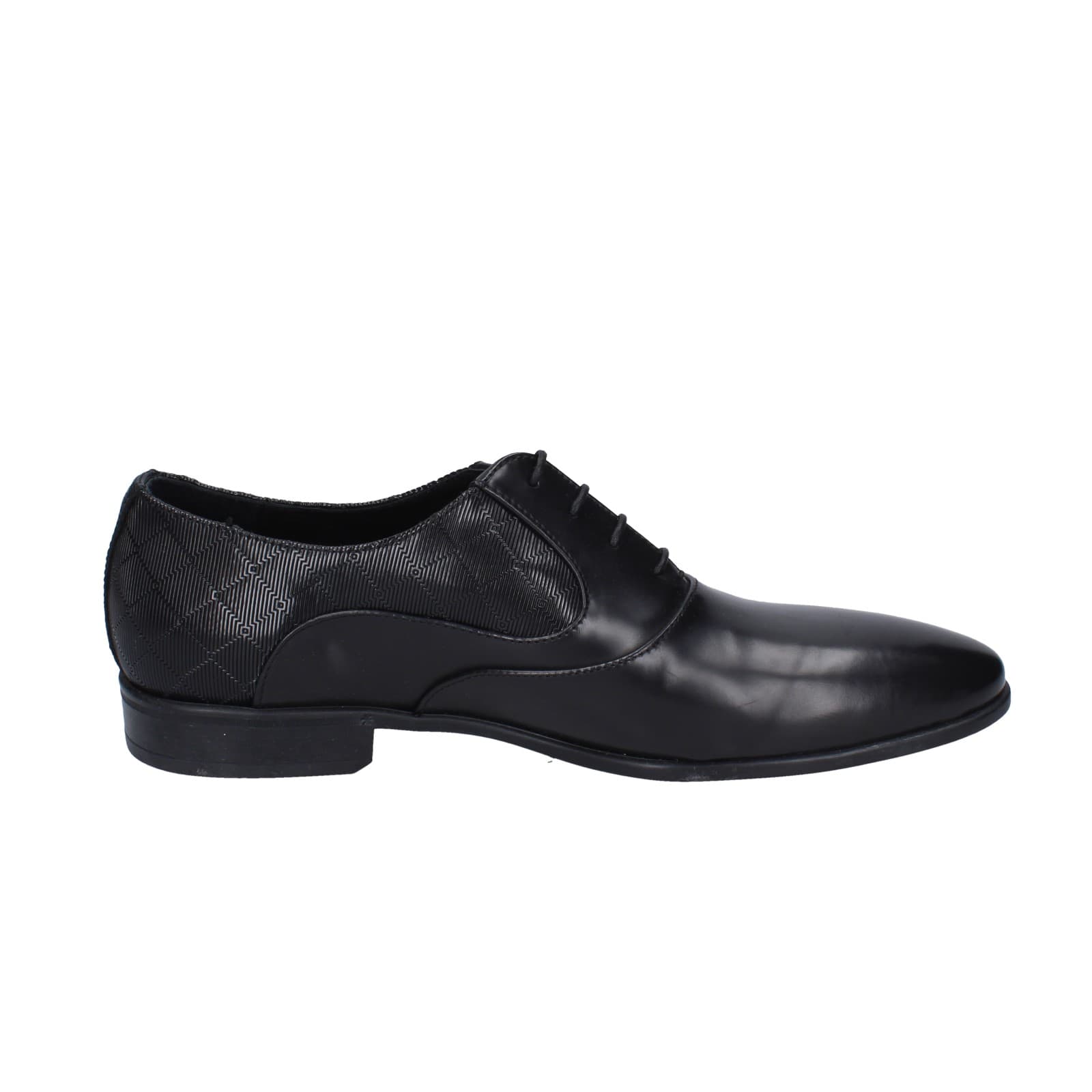 Scarpe Uomo EVEET Classiche Nero Pelle EZ191