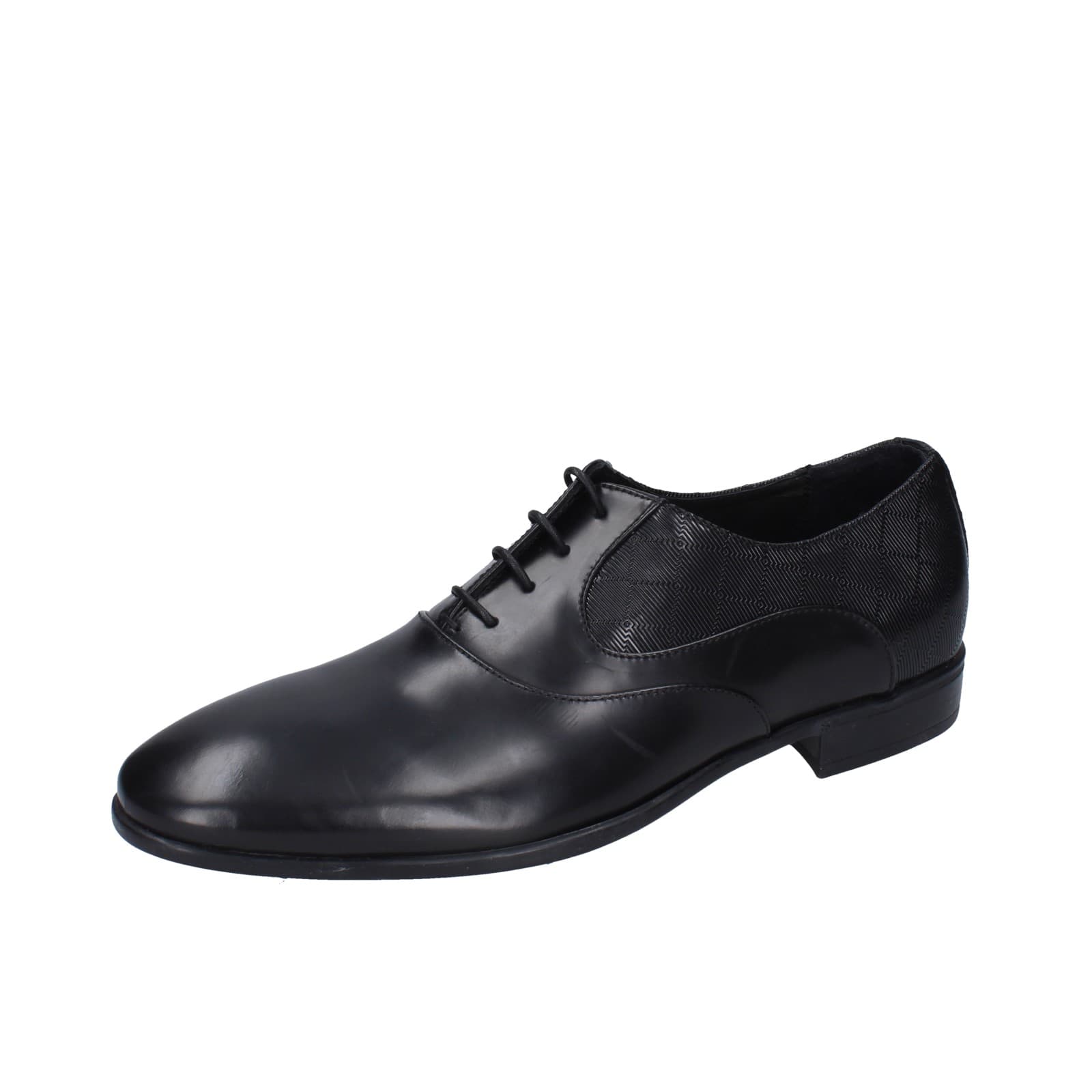 scarpe uomo EVEET classiche nero pelle EZ191