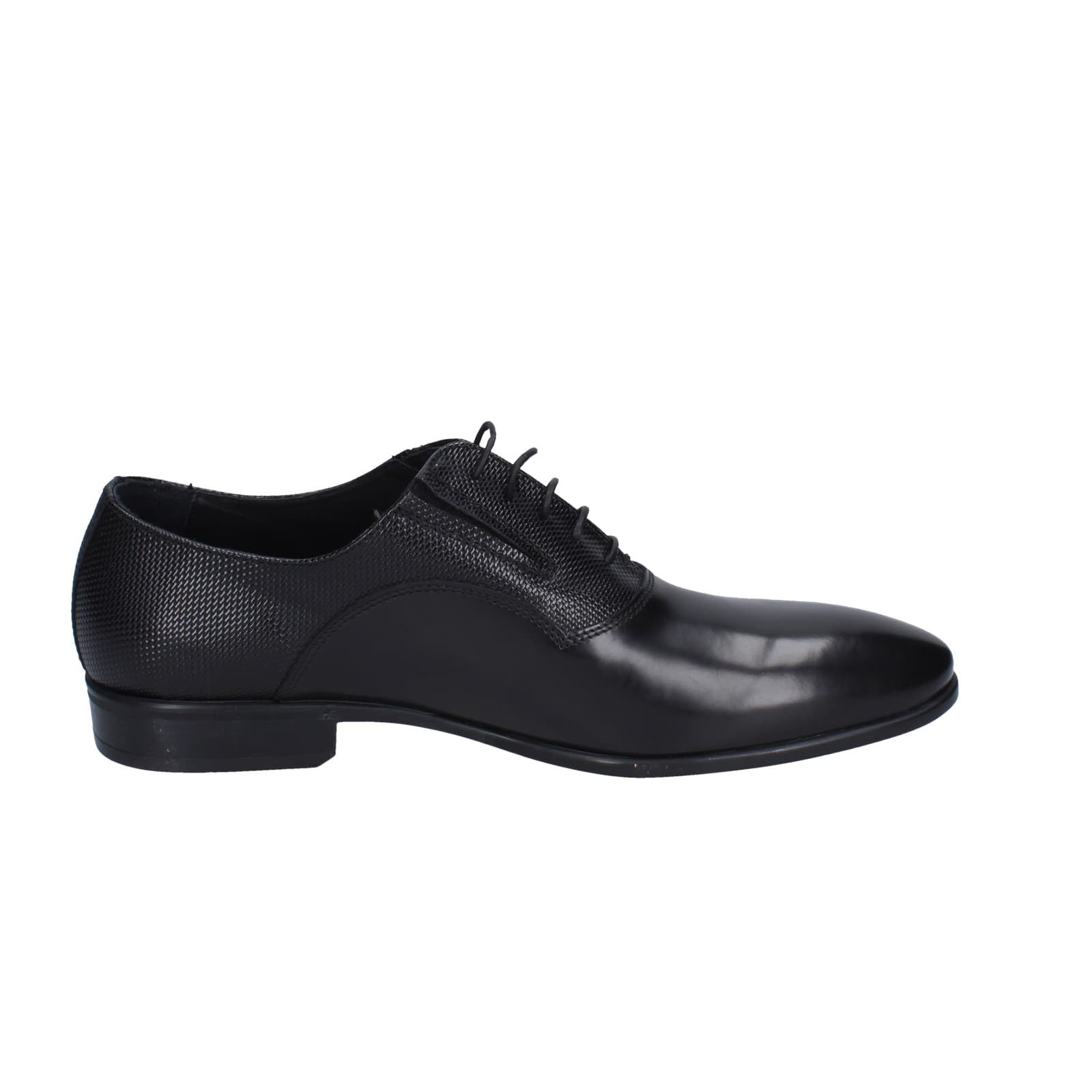 Scarpe Uomo EVEET Classiche Nero Pelle EZ98