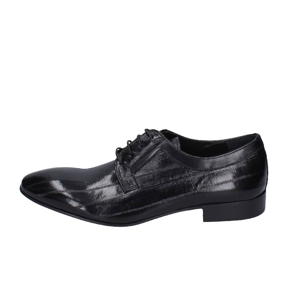 Scarpe Uomo EVEET Classiche Nero Vernice EZ107