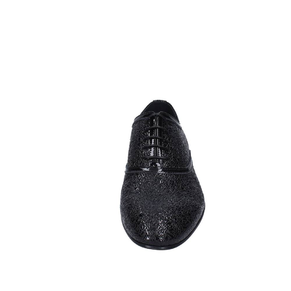 Scarpe Uomo EVEET Classiche Nero Vernice EZ112