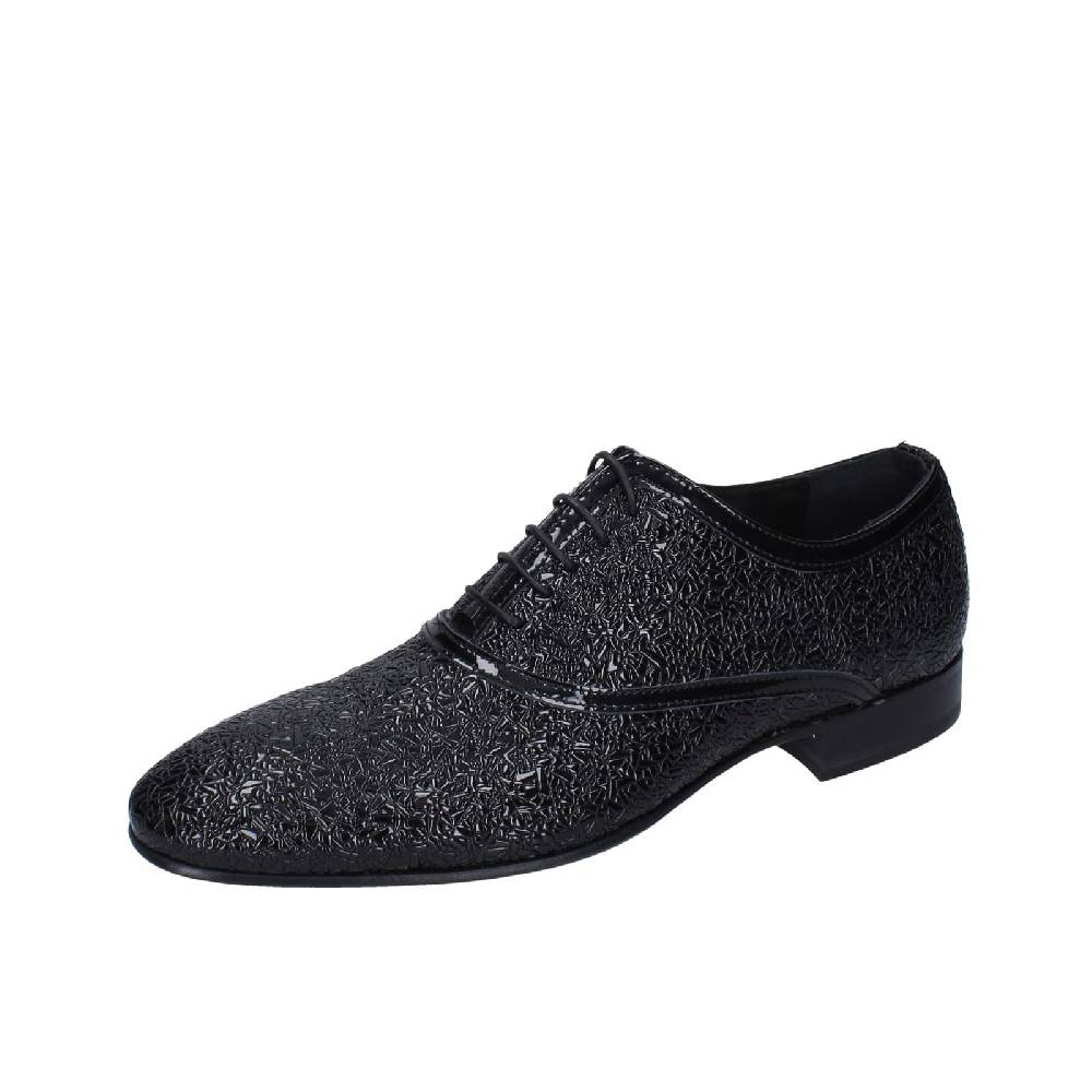 scarpe uomo EVEET classiche nero vernice EZ112