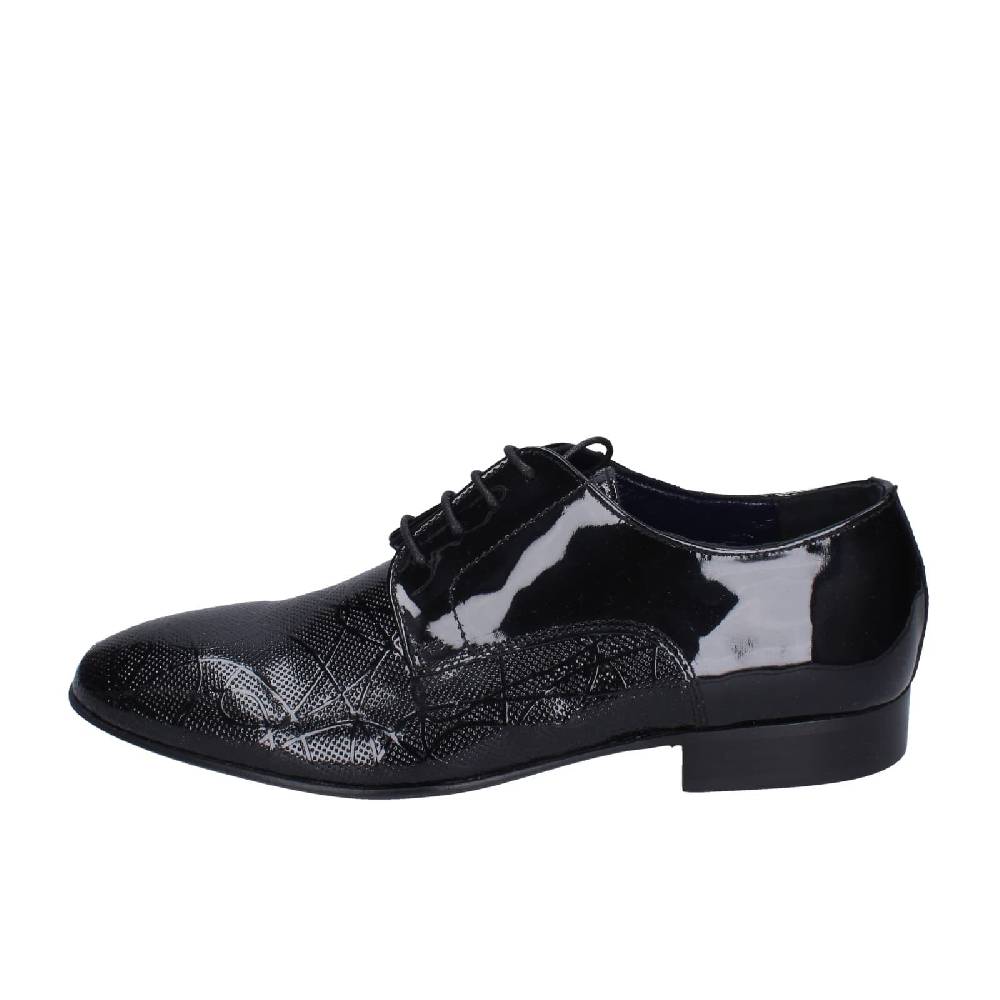 Scarpe Uomo EVEET Classiche Nero Vernice EZ118