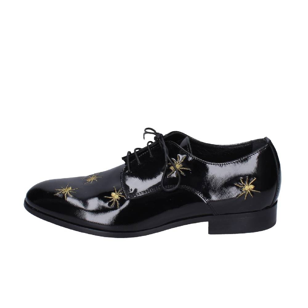 Scarpe Uomo EVEET Classiche Nero Vernice EZ124