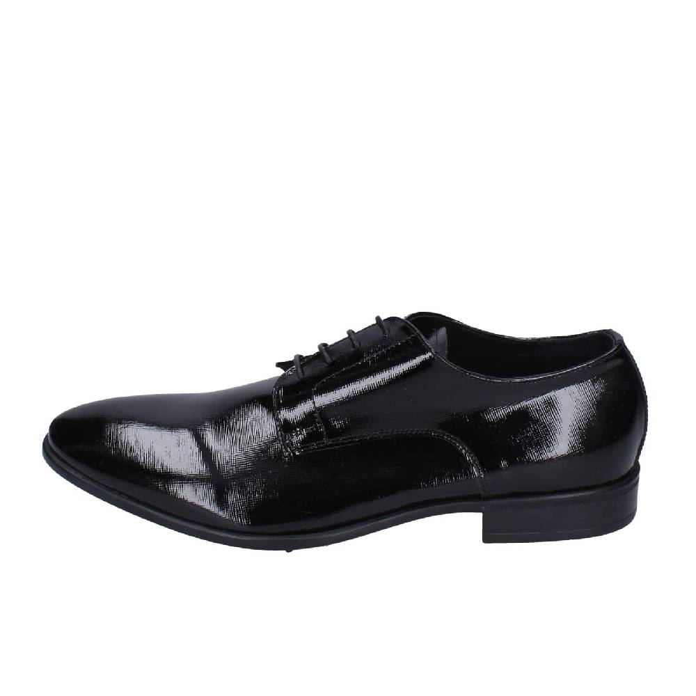 Scarpe Uomo EVEET Classiche Nero Vernice EZ218