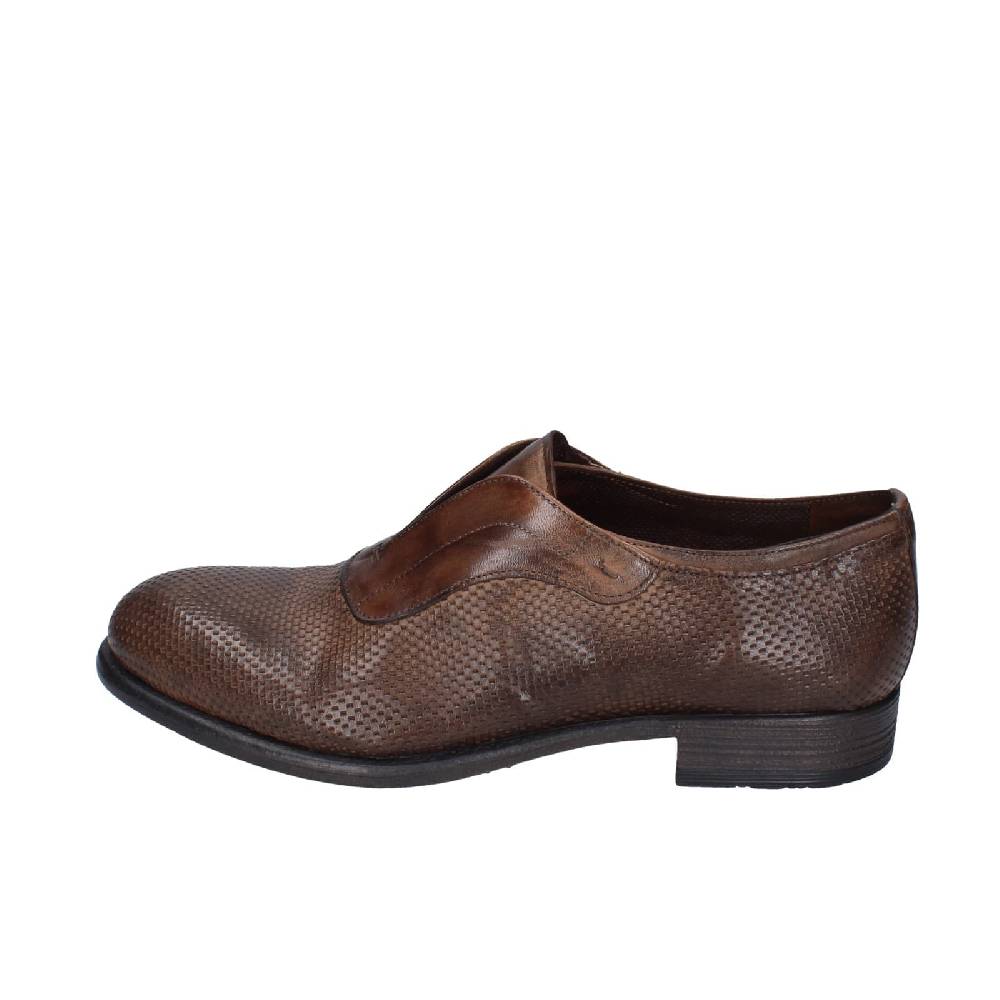 Scarpe Uomo EVEET Mocassini Marrone Pelle 20150 EZ160