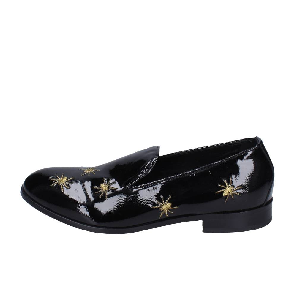 Scarpe Uomo EVEET Mocassini Nero Vernice EZ169