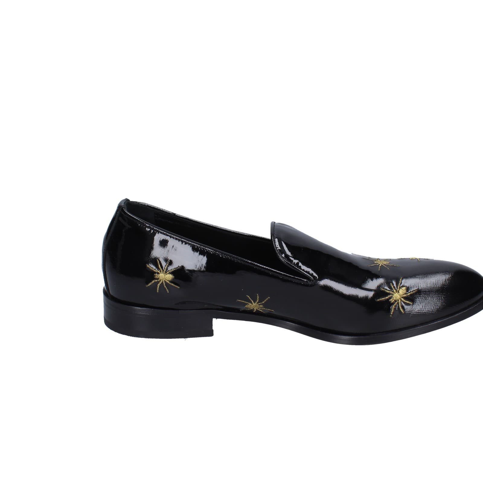 Scarpe Uomo EVEET Mocassini Nero Vernice EZ169