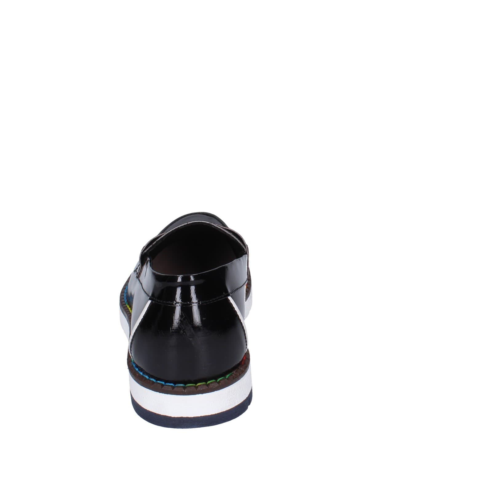 Scarpe Uomo EVEET Mocassini Nero Vernice EZ230