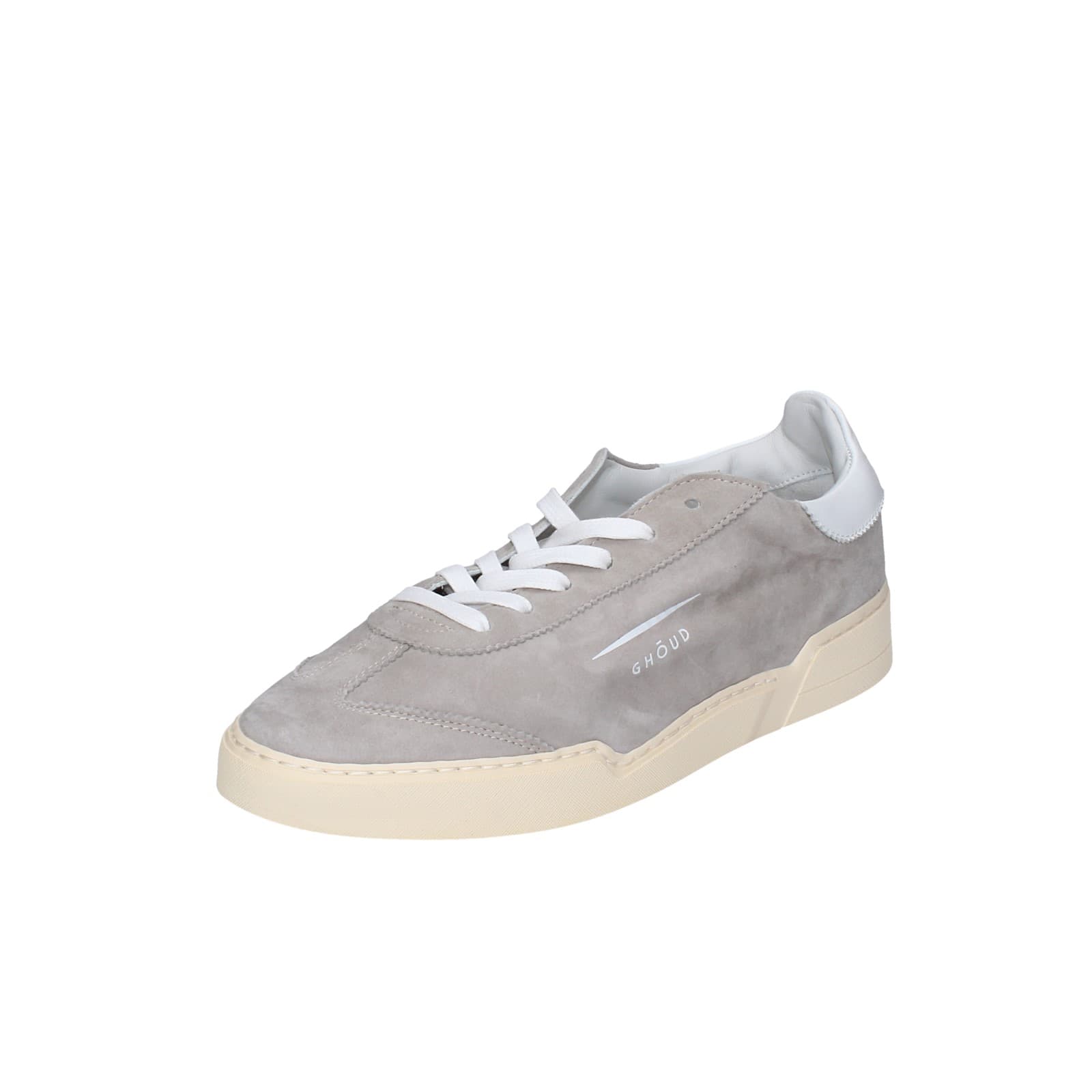 scarpe uomo GHOUD VENICE sneakers grigio camoscio EY40