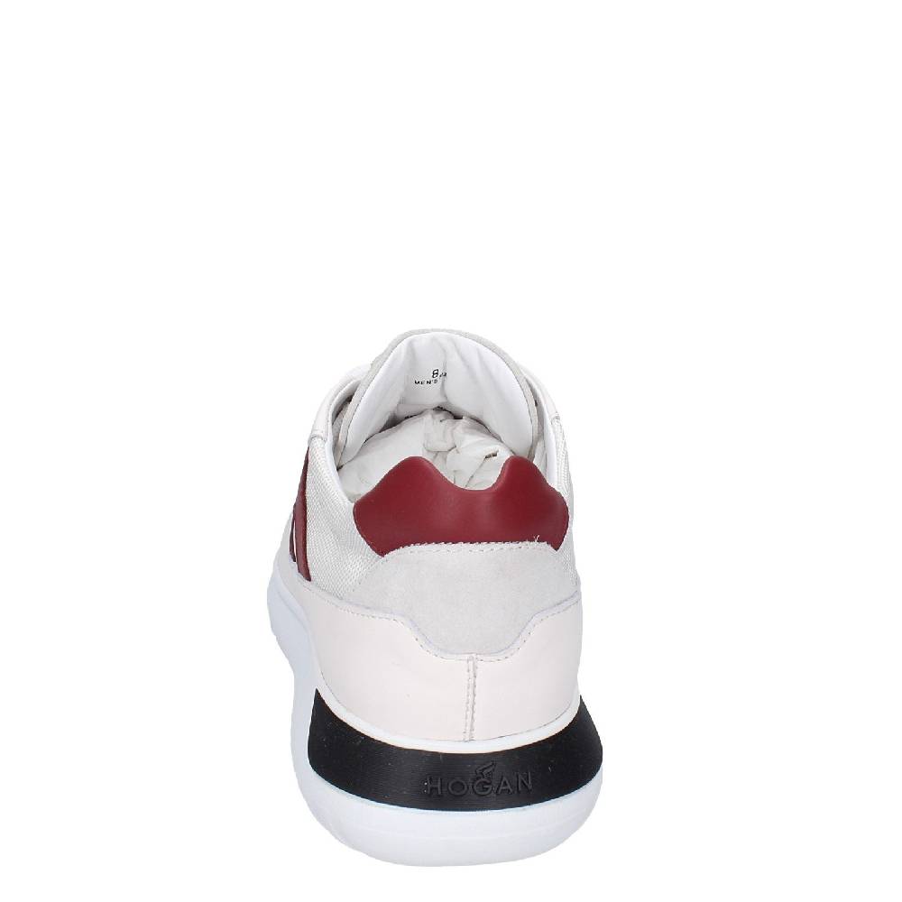 Scarpe Uomo HOGAN Sneakers Bianco Pelle Tessuto EX346