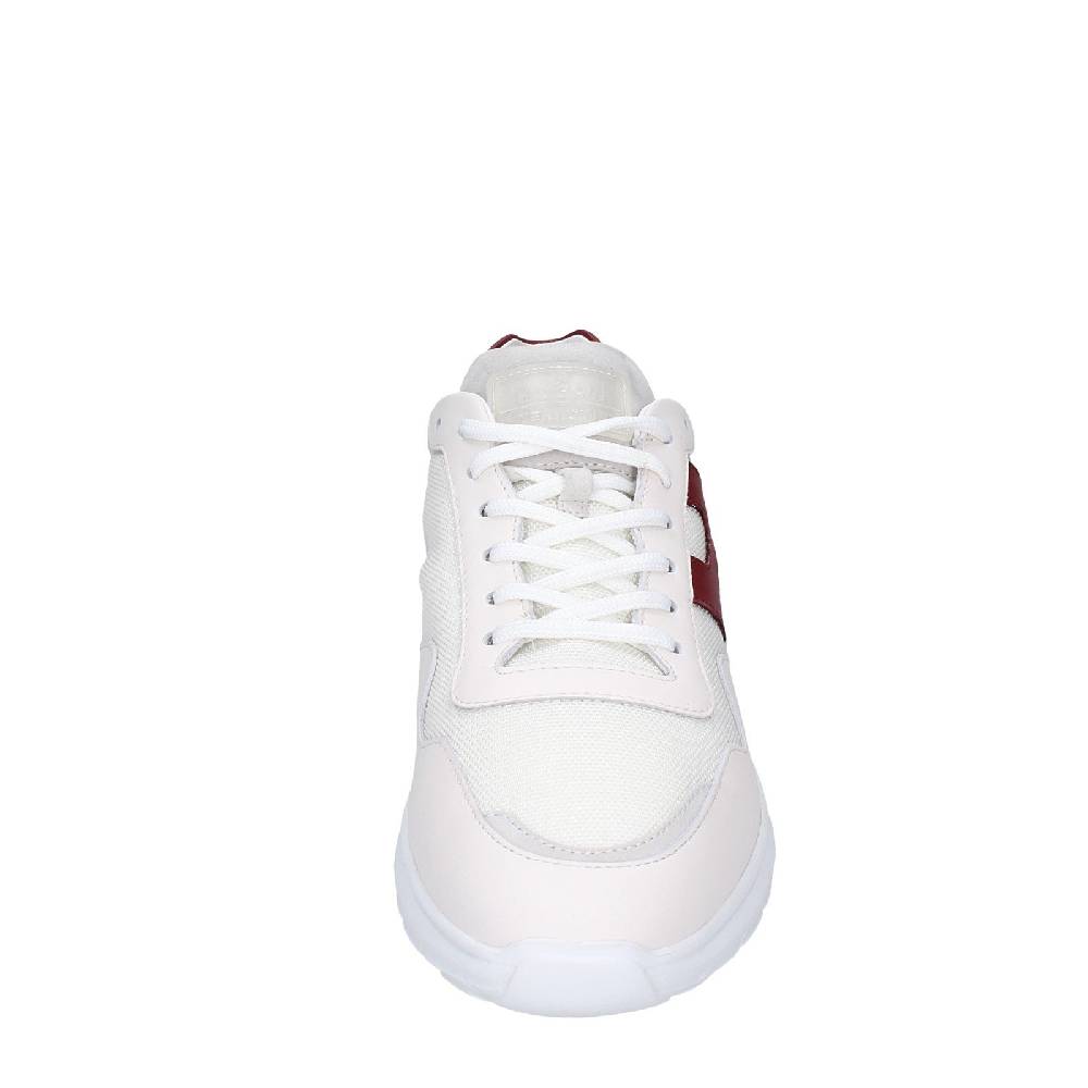 Scarpe Uomo HOGAN Sneakers Bianco Pelle Tessuto EX346