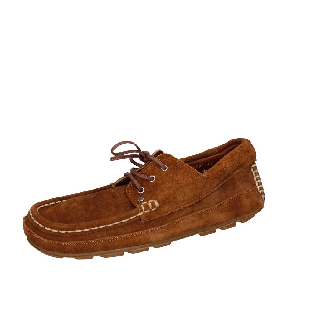 scarpe uomo HP HOUSE POWER mocassini marrone camoscio EY224