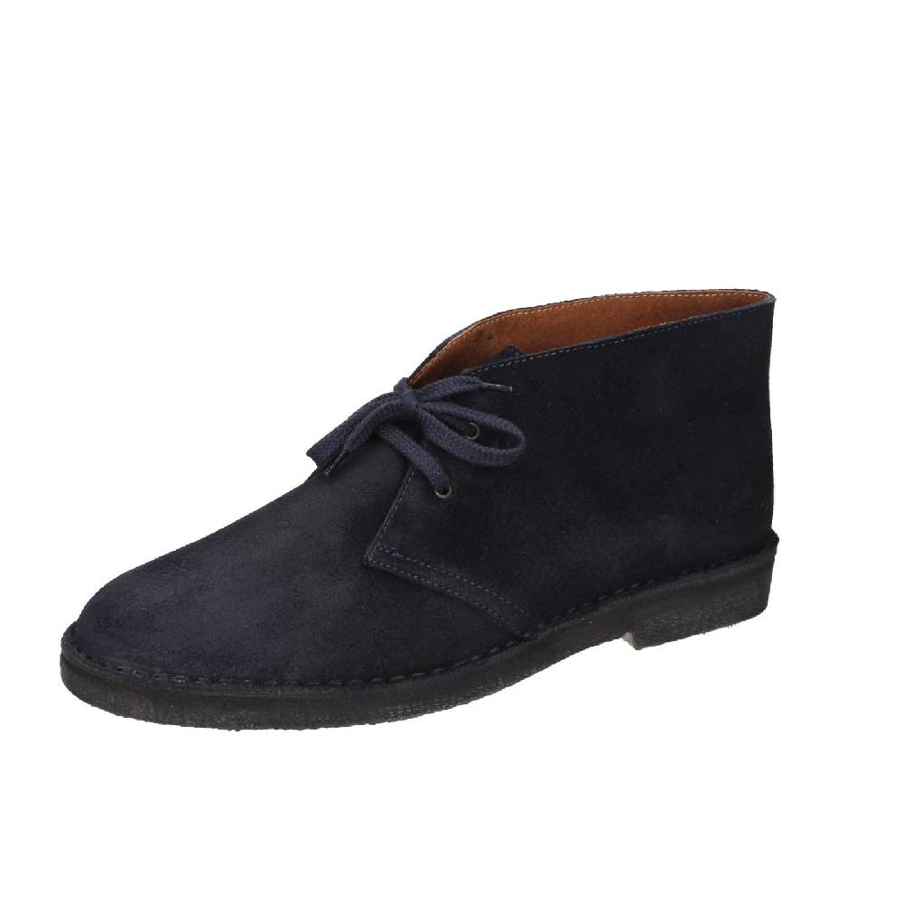scarpe uomo IRWIN DANKS stivaletti blu camoscio EY123