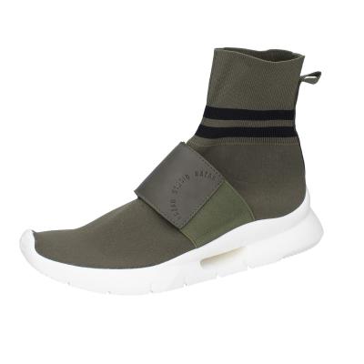 scarpe uomo KAZAR STUDIO stivaletti verde tessuto BC737