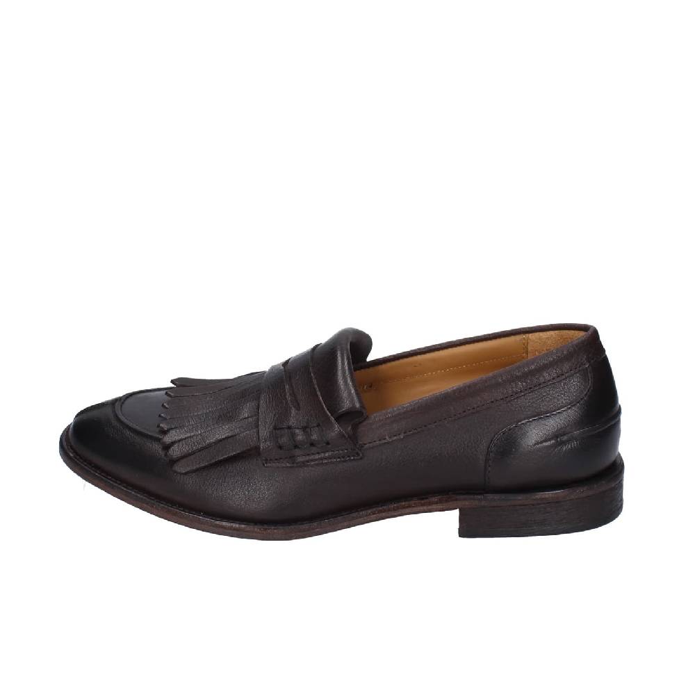 Scarpe Uomo MANIFATTURE ETRUSCHE Mocassini Marrone Pelle EZ835