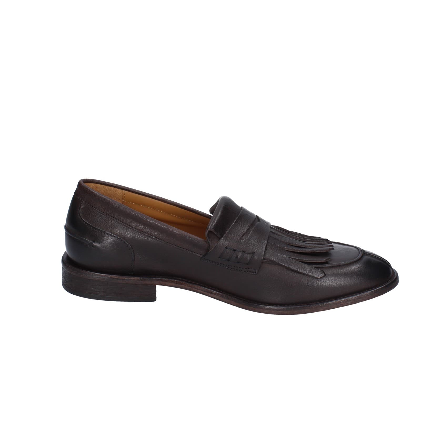 Scarpe Uomo MANIFATTURE ETRUSCHE Mocassini Marrone Pelle EZ835