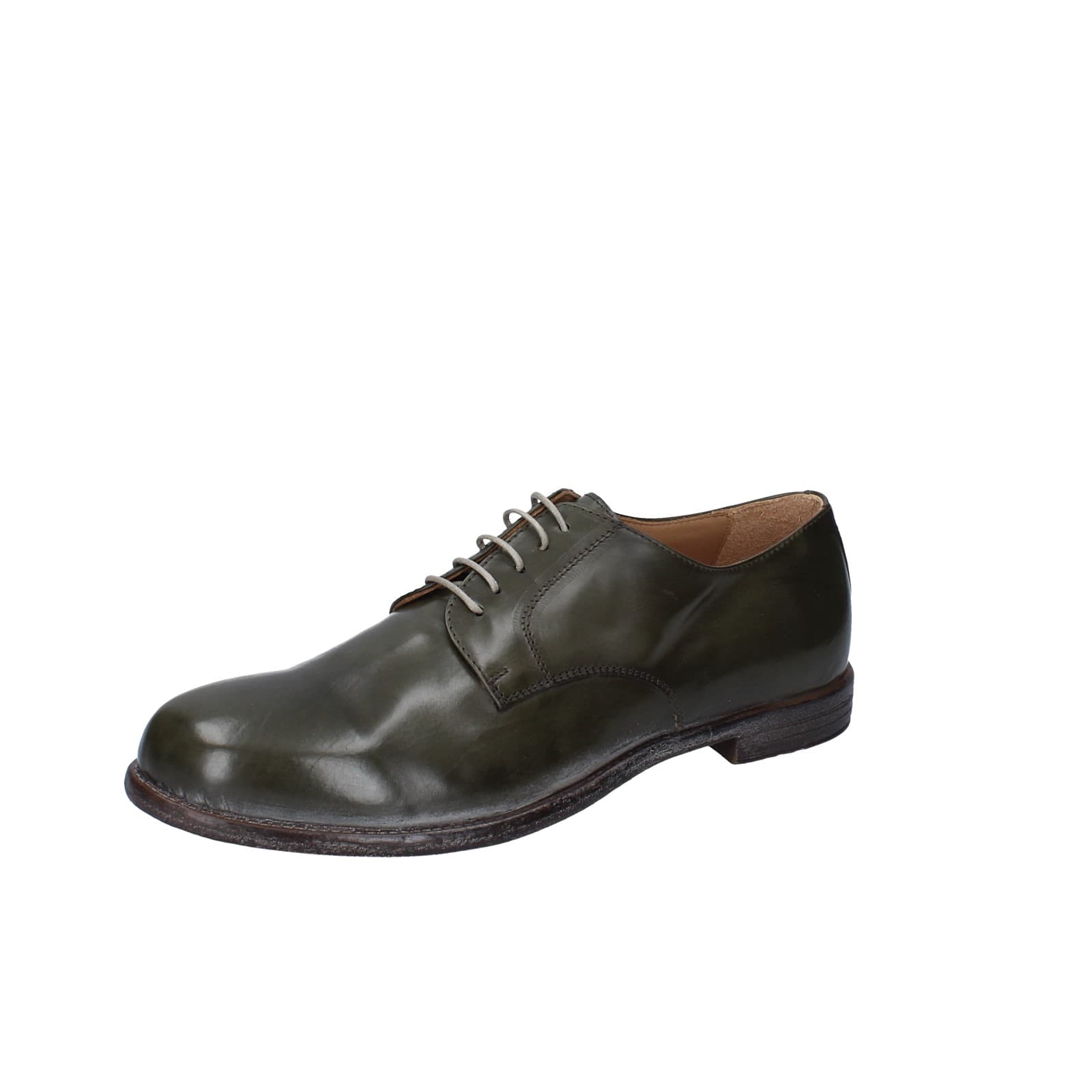 scarpe uomo MOMA classiche verde pelle 2AS433-MU EY448