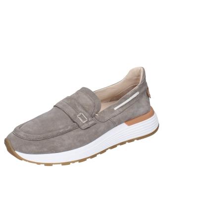 scarpe uomo MOMA mocassini grigio camoscio 4FS413-CRPI BC99