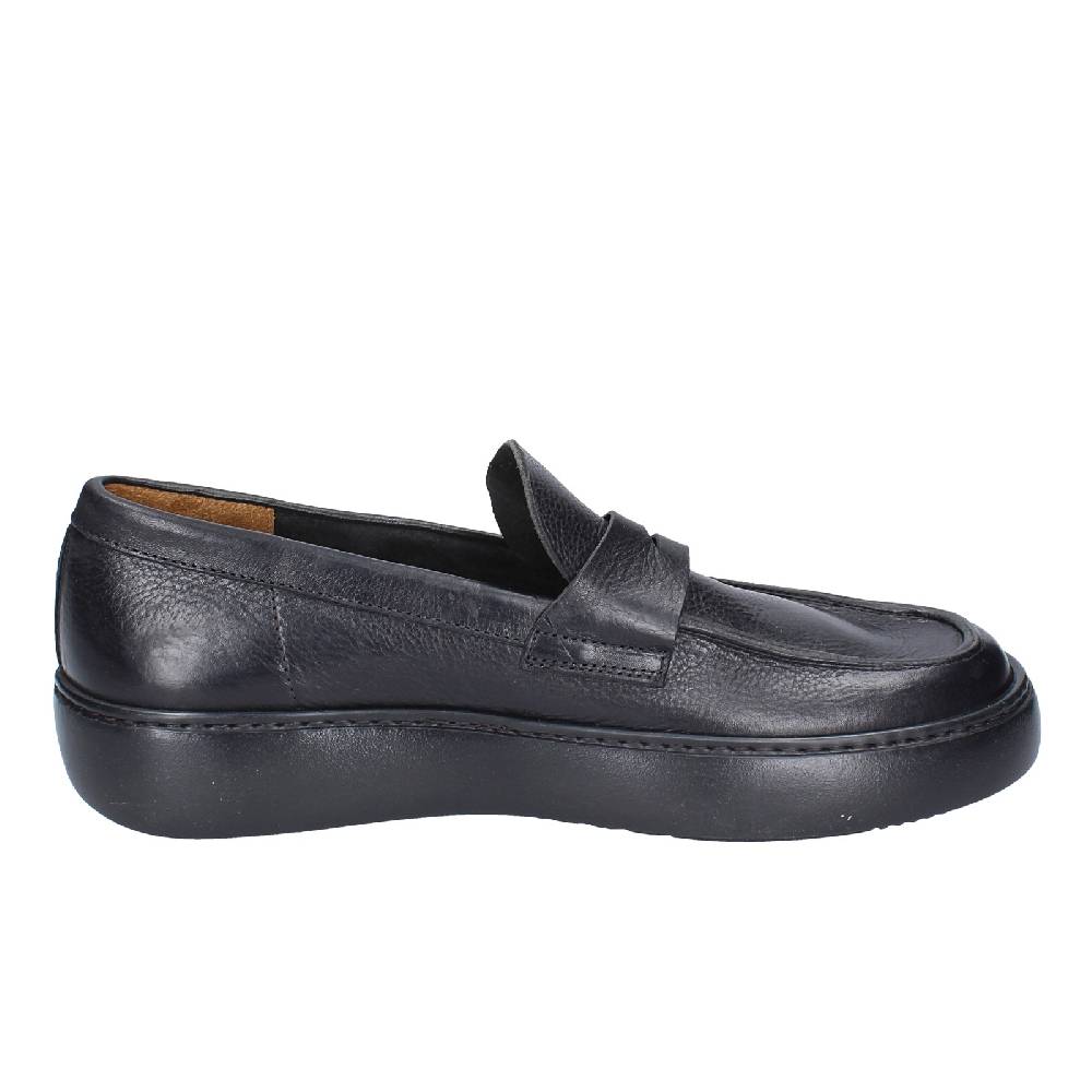 Scarpe Uomo MOMA Mocassini Nero Pelle 11402E VINTAGE EX385