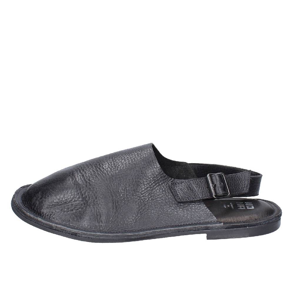 Scarpe Uomo MOMA Sandali Nero Pelle 20401G VINTAGE EX392