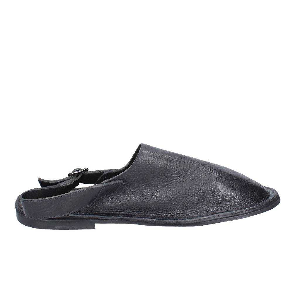 Scarpe Uomo MOMA Sandali Nero Pelle 20401G VINTAGE EX392