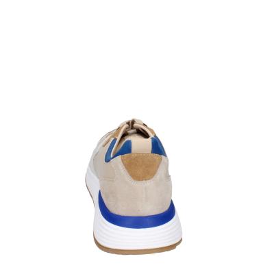 Scarpe Uomo MOMA Sneakers Beige Pelle Blu 4AS401-CRP BC260