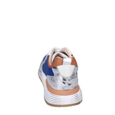 Scarpe Uomo MOMA Sneakers Blu Tessuto Argento Pelle 4AS401-CRN BC77