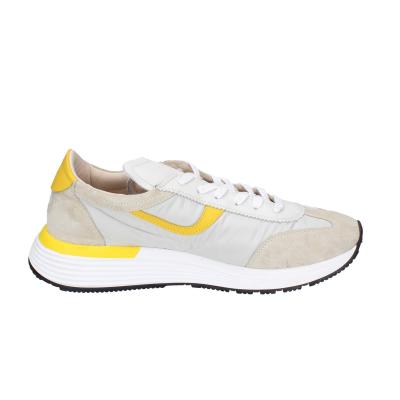 Scarpe Uomo MOMA Sneakers Grigio Tessuto Giallo Camoscio 4AS414-CRNA BC94