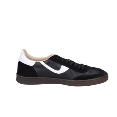 Scarpe Uomo MOMA Sneakers Nero Pelle Bianco Camoscio 4AS420-CRVF BC746