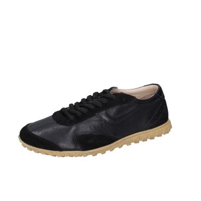 scarpe uomo MOMA sneakers nero pelle PER001-PER1 BC765