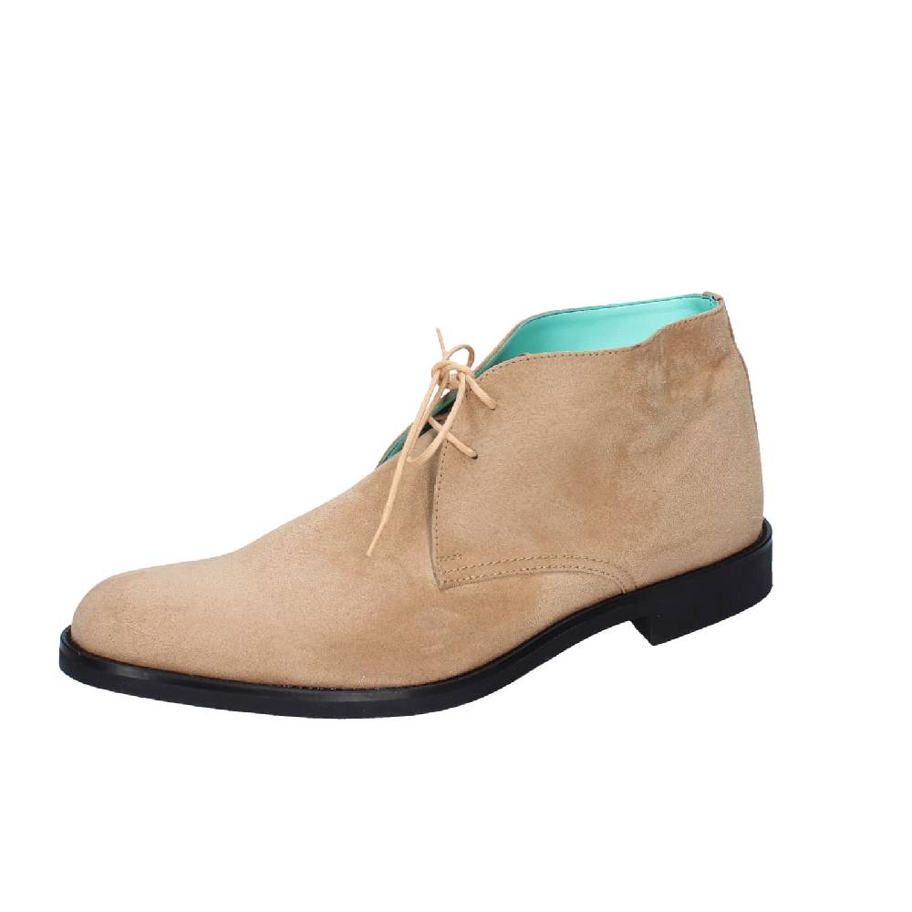 scarpe uomo NAK stivaletti marrone camoscio EY196