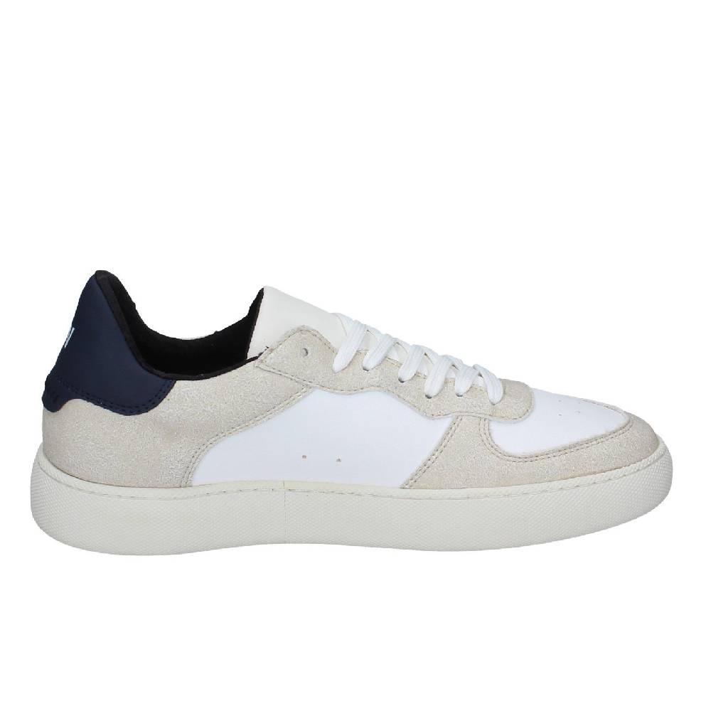 Scarpe Uomo NIRA RUBENS Sandali Bianco Pelle Beige Camoscio EX195