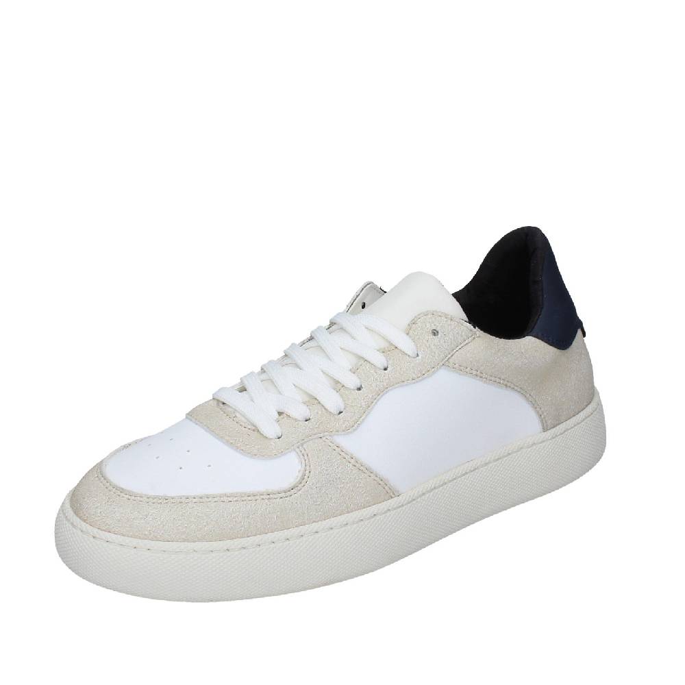 scarpe uomo NIRA RUBENS sandali bianco pelle beige camoscio EX195