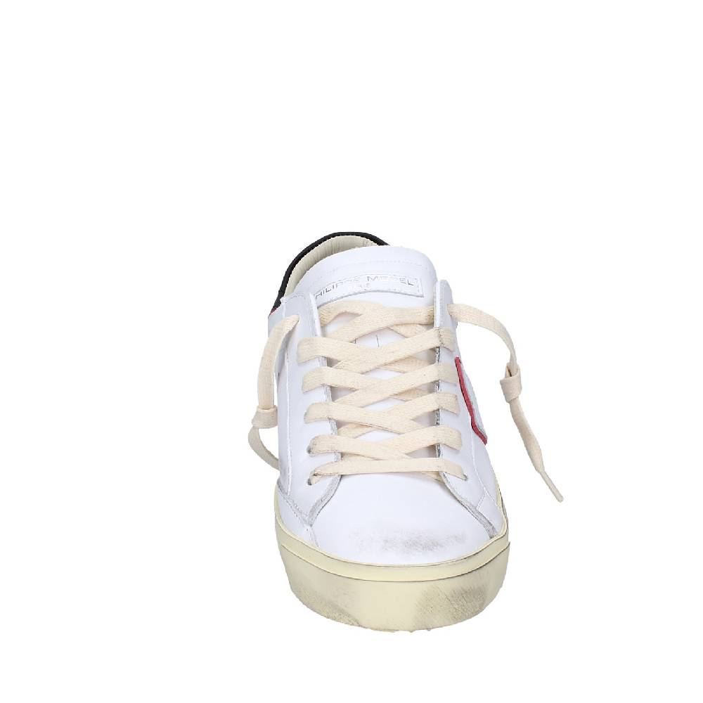 Scarpe Uomo PHILIPPE MODEL Sneakers Bianco Pelle VINTAGE EX361
