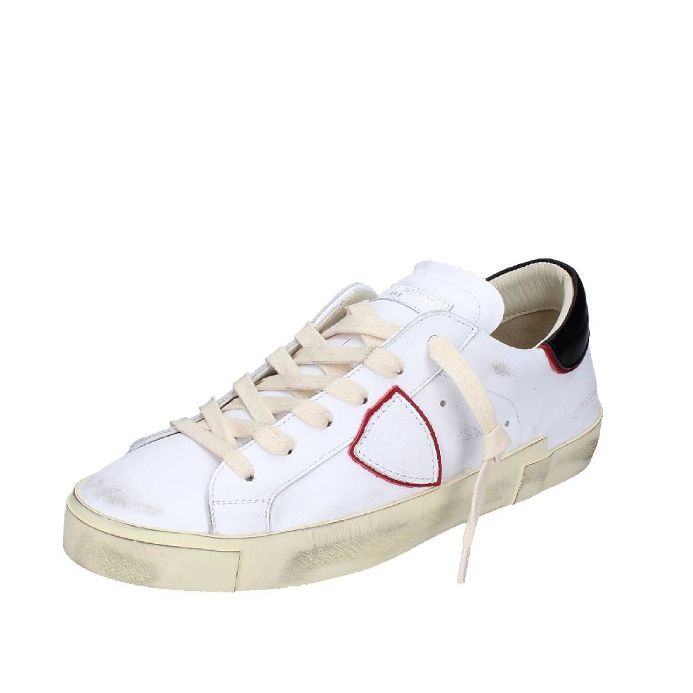 scarpe uomo PHILIPPE MODEL sneakers bianco pelle VINTAGE EX361