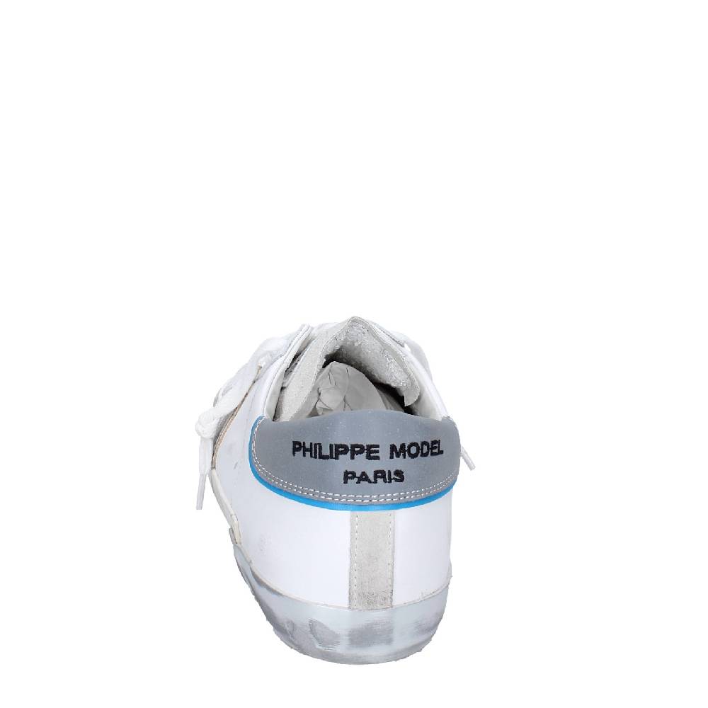 Scarpe Uomo PHILIPPE MODEL Sneakers Bianco Pelle VINTAGE EX342