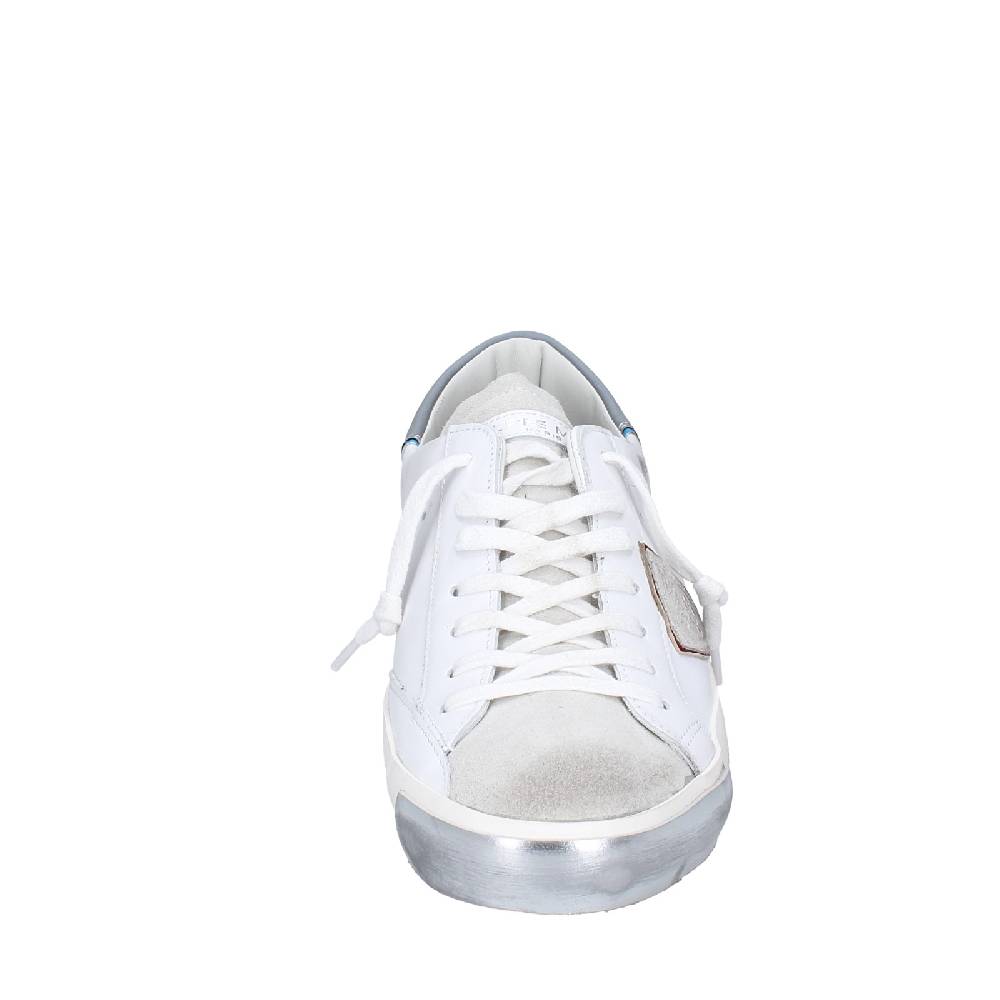 Scarpe Uomo PHILIPPE MODEL Sneakers Bianco Pelle VINTAGE EX342
