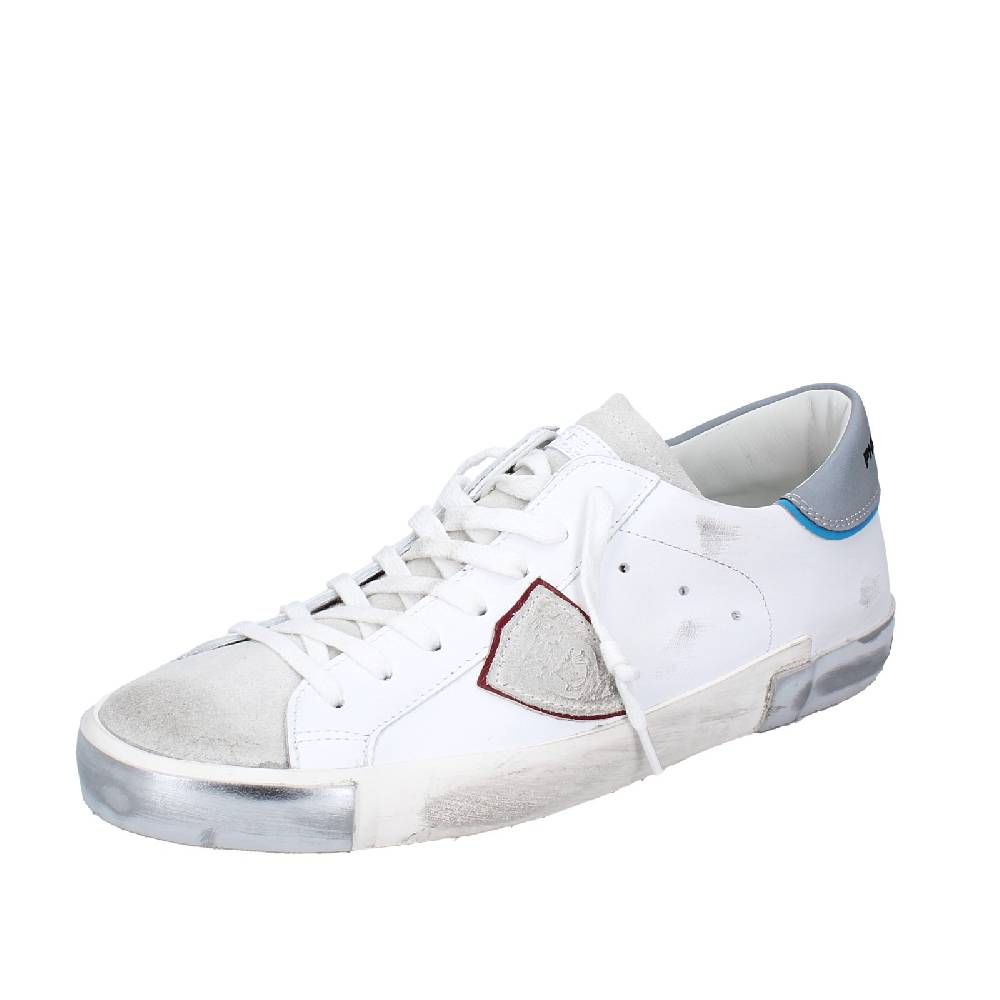scarpe uomo PHILIPPE MODEL sneakers bianco pelle VINTAGE EX342