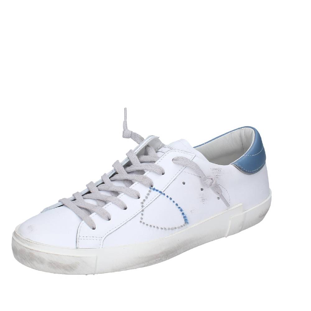 scarpe uomo PHILIPPE MODEL sneakers bianco pelle VINTAGE EX356