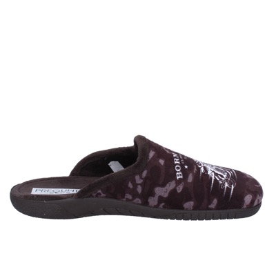 Scarpe Uomo PREGUNTA Pantofole Sandali Marrone Tessuto BX441