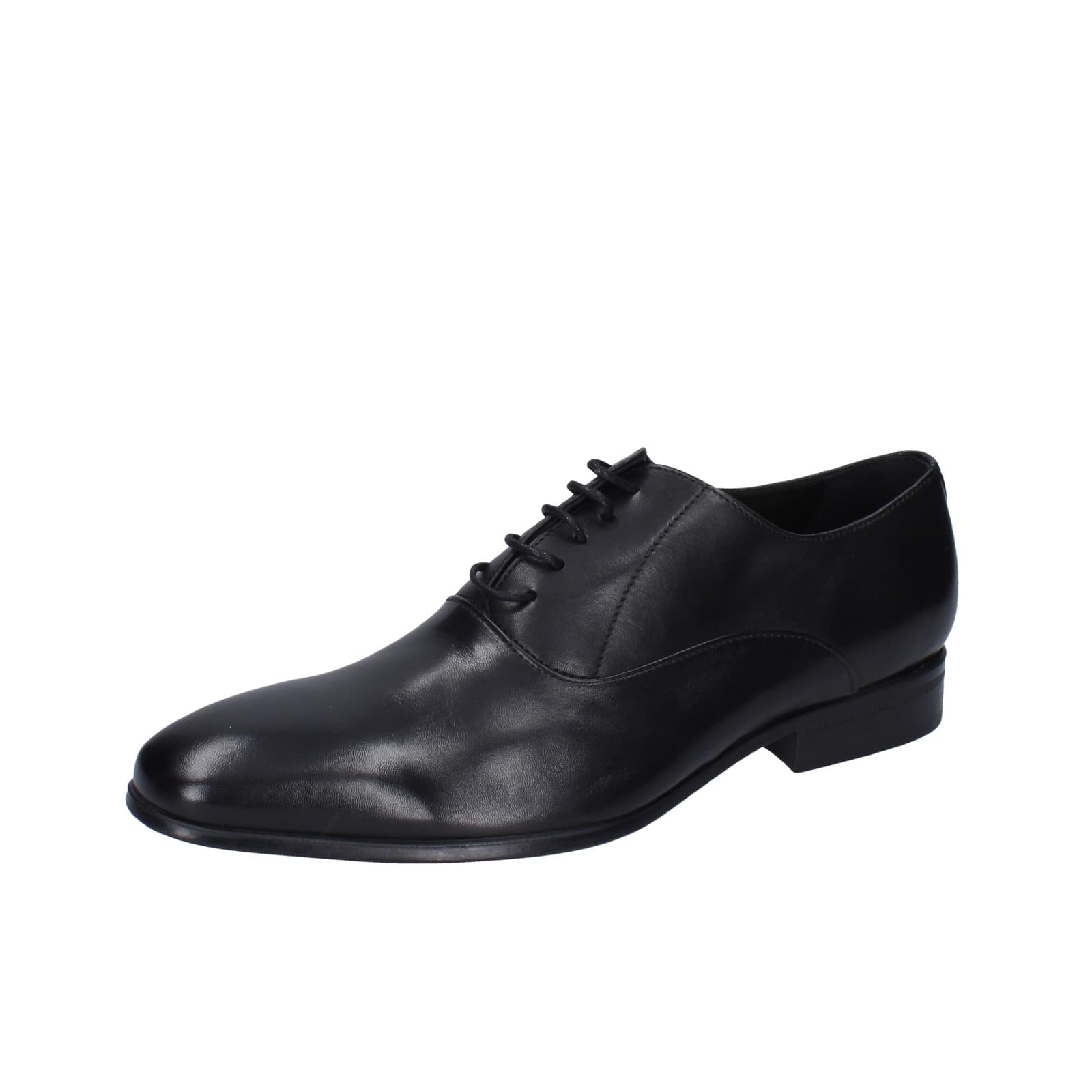 scarpe uomo STEFANO BRANCHINI classiche nero pelle EZ841