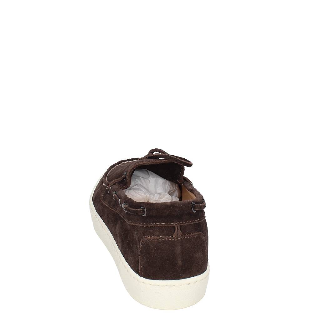 Scarpe Uomo STOKTON Mocassini Marrone Camoscio EX37
