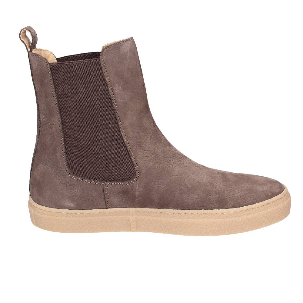 Scarpe Uomo STOKTON Stivaletti Marrone Pelle Nabuk EX39