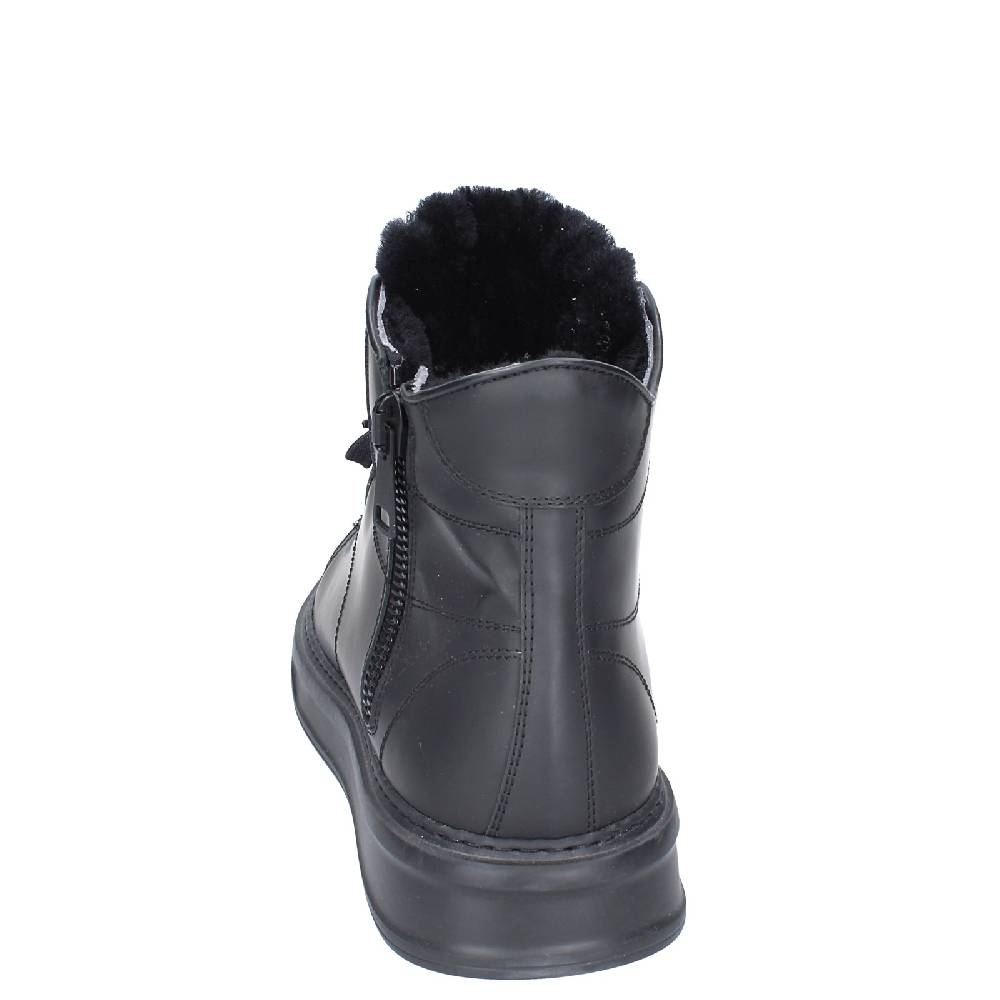 Scarpe Uomo STOKTON Stivaletti Nero Gomma EY850