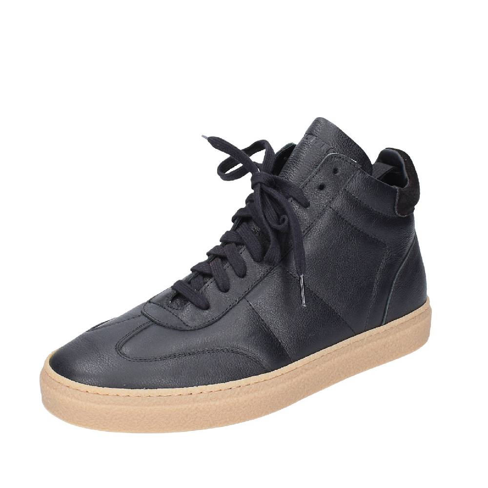 scarpe uomo STOKTON stivaletti nero pelle EY853