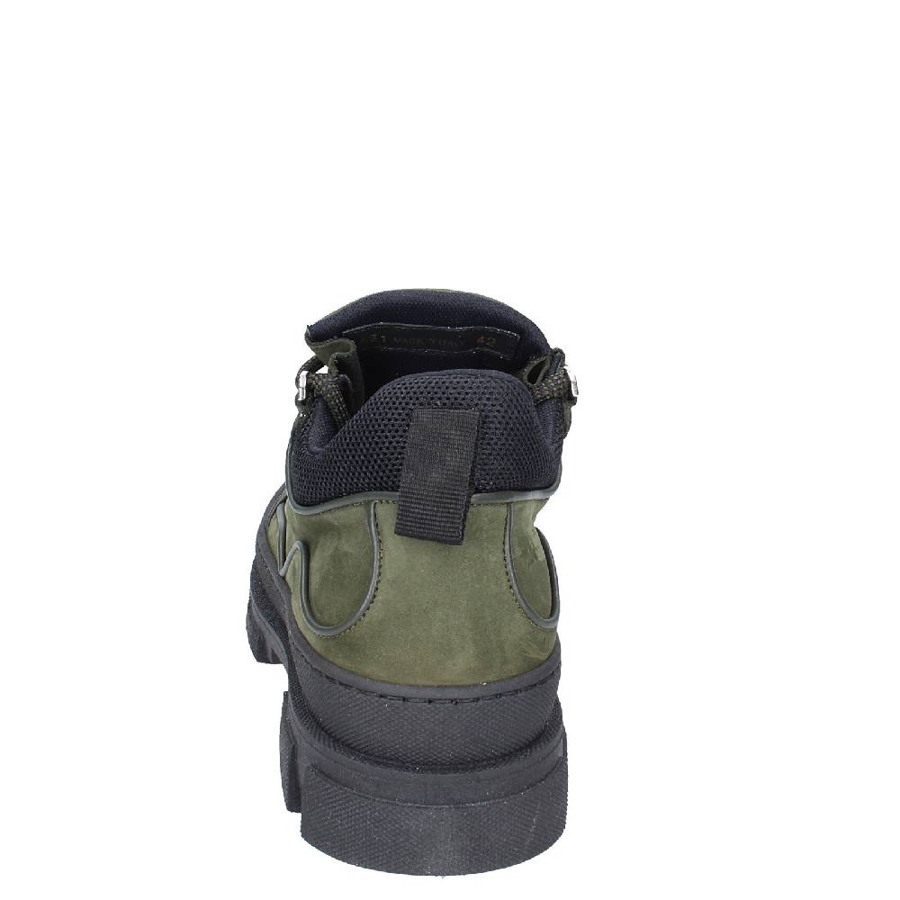 Scarpe Uomo STOKTON Stivaletti Verde Pelle Nabuk EY848